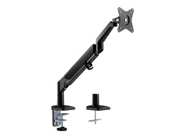 Neomounts DS70-810BL1 - Mounting kit (desk mount) - full-motion adjustable arm - for LCD display - black - screen size: 17\"-32\" - clamp mountable, grommet