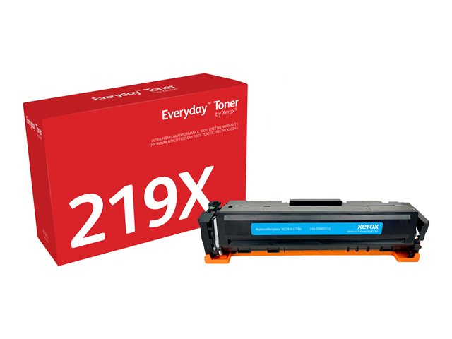 Everyday Cyan Toner replaces HP 219X (W2