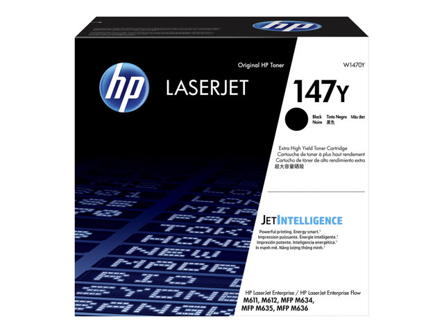 HP W1470YC Black Contract Original Laser