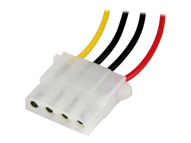 StarTech.com 12in Molex LP4 Power Extension Cable M/F - 4 pin Molex Power Connector - 4 pin Power Extension Cable - LP4 Power Cable (LP4POWEXT12) - Power extension cable - 4 PIN internal power (M) to 4 PIN internal power (F) - 30.48 cm - for P/N: PYO2L, SATAPOWADAP