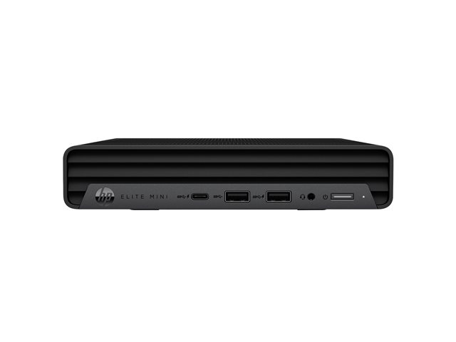 HP Mini IP Conference PC - Mini desktop Core i7 13700T / up to 4.9 GHz - vPro - RAM 16 GB - SSD 256 GB - NVMe - UHD Graphics 770 - Gigabit Ethernet, 2.5 Gigabit Ethernet, IEEE 802.11ax (Wi-Fi 6E), Bluetooth 5.3 - Win 11 IoT Enterprise - monitor: none - with Microsoft Team Rooms
