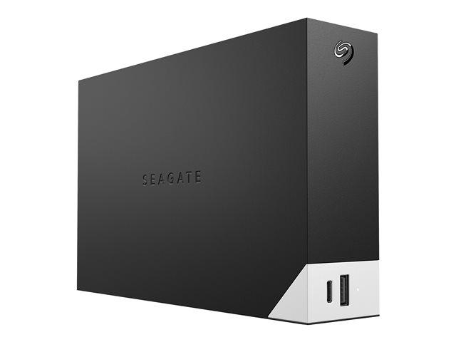 Seagate One Touch with hub STLC4000400 - Hard drive - 4 TB - external (desktop) - USB 3.0 - black - with Seagate Rescue Data Recovery