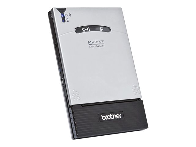 Brother m-PRINT MW-145BT - Printer - B/W - direct thermal - A7 - 300 dpi - up to 4 ppm - capacity: 50 sheets - USB, Bluetooth