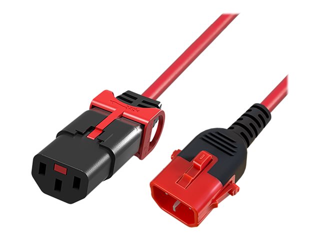 POWERCORD C13SL+-C14L RD 0.50M. 1 stk