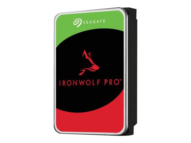 Seagate IronWolf Pro ST8000NT001 - Hard drive - 8 TB - internal - 3.5\" - SATA 6Gb/s - 7200 rpm - buffer: 256 MB - with 3 years Seagate Rescue Data Recovery