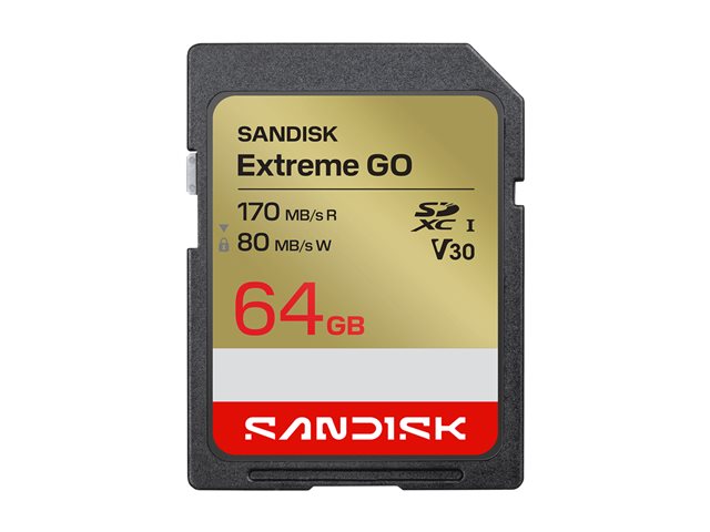 Extreme SD UHS-I 64GB 170MB/s/80MB/s