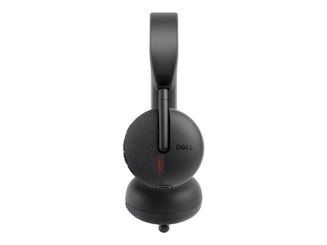Dell Wireless Headset WL3024 - Headset - on-ear - Bluetooth - wireless - Certified for Microsoft Teams, Zoom Certified