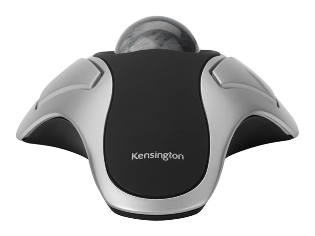 Kensington Orbit Optical Trackball - Trackball - right and left-handed - optical - 2 buttons - wired - USB - silver