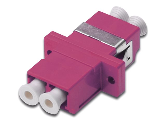 FO Coupler Duplex LC to LC MM OM4 Violet