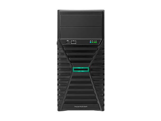 HPE ProLiant ML30 Gen11 Entry - Server - tower 4U - 1-way - 1 x Xeon E-2414 / up to 4.5 GHz - RAM 16 GB - SATA - non-hot-swap 3.5\" bay(s) - no HDD - Gigabit Ethernet - monitor: none