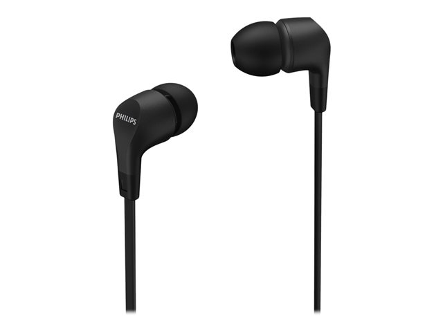 Philips TAE1105BK - Earphones with mic - in-ear - wired - 3.5 mm jack - black