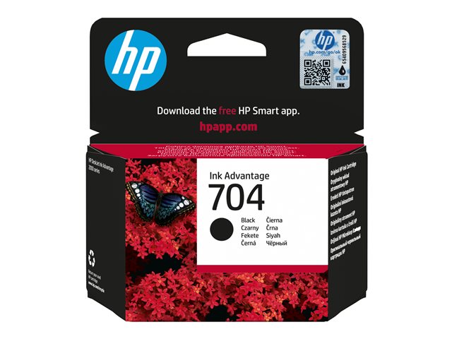 HP 704 BLACK ORIGINAL INK PROMO ADVANTAG