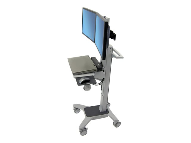 Neo-Flex Dual LCD Wideview Mobile Workspace Cart