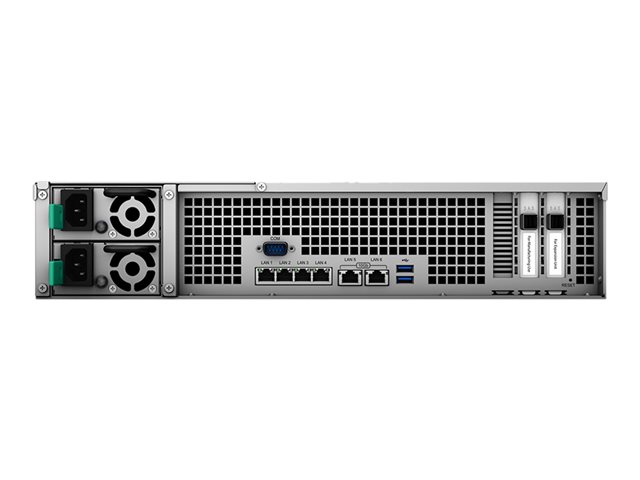 Synology FlashStation FS3600 - NAS server - 24 bays - rack-mountable - RAID RAID 0, 1, 5, 6, 10, JBOD, RAID F1 - RAM 16 GB - Gigabit Ethernet / 10 Gigabit Ethernet - iSCSI support - 2U