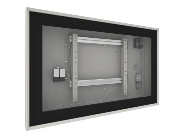 SmartMetals - Enclosure - for flat panel - white - screen size: 56\"- 65\" - wall-mountable