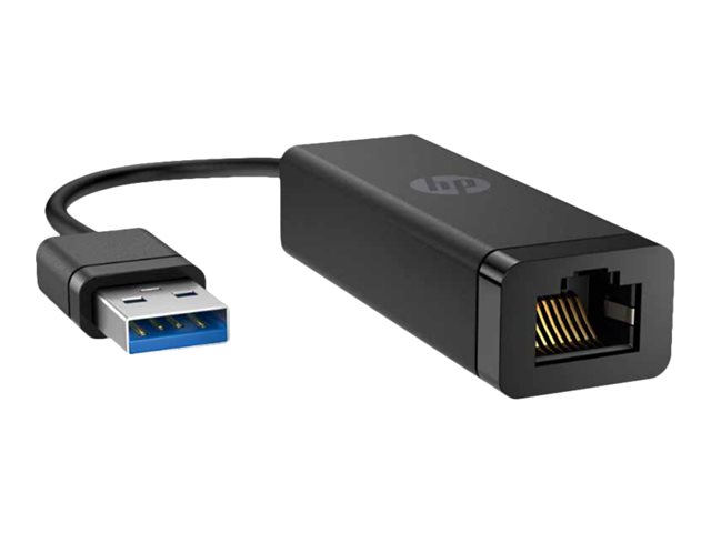 HP USB 3.0 to RJ45 Adapter G2 - Network adapter - USB 3.0 - Gigabit Ethernet x 1 - for HP 245 G10 Notebook, 250 G9 Notebook, Fortis 11 G9 Q Chromebook