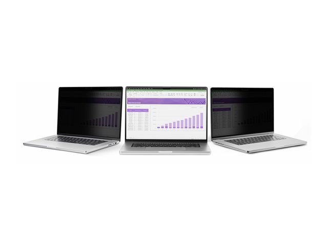 StarTech.com 16-inch MacBook Pro 21/23 Laptop Privacy Screen, Removable and Reversible Anti-Glare Privacy Filter, Magnetic Laptop Screen Protector with +/- 30 Deg. Viewing Angle - 51% Blue Light Reduction (162MM-PRIVACY-SCREEN) - Notebook privacy fil