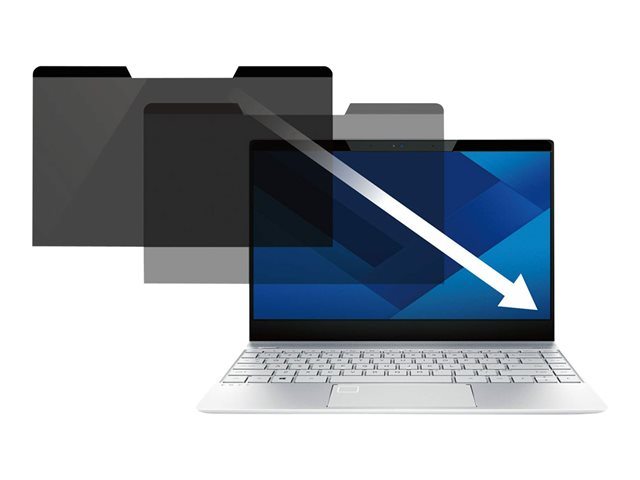 StarTech.com Laptop Privacy Screen for 15\" Notebook, Magnetic Removable Laptop Display Security Filter, Blue Light Reducing Screen Protector, 16:9, Matte/Glossy, +/-30 Degree Viewing - Blue Light Filter (PRIVSCNLT15) - Notebook privacy filter - removable - magnetic - 15\" - transparent - for P/N: LTSTND2IN1