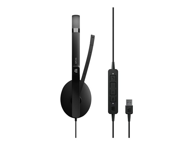 EPOS ADAPT 160 USB II - ADAPT 100 Series - headset - on-ear - wired - USB-A - black - Optimised for UC