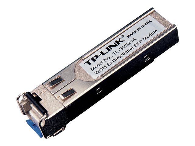 TP-Link TL-SM321A - SFP (mini-GBIC) transceiver module - 1GbE - 1000Base-BX - LC single-mode - up to 10 km - 1550 (TX) / 1310 (RX) nm - for P/N: TL-SG3452XP V1