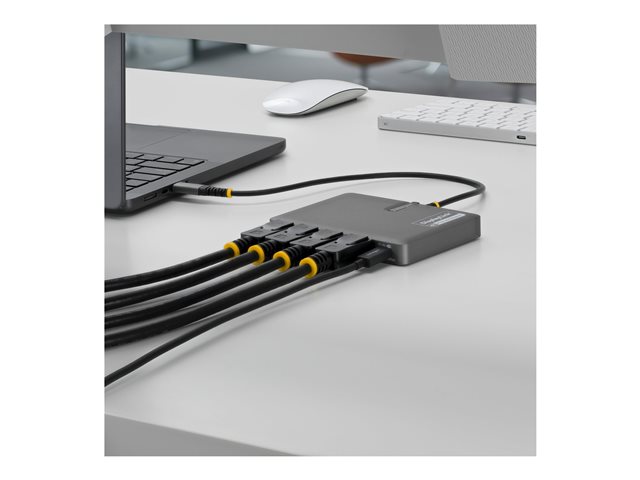 USB-C to Quad DP Adapter