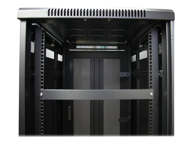 StarTech.com 1U Blanking Panel - Metal Rack Mount Filler Panel - for 19in Server Rack Enclosure or Cabinet - Steel - Black (BLANKB1) - Blank panel - black - 1U - 19\" - for P/N: RK1236BKF, RK2536BKF, RK4236BKB, RK619WALL, RK619WALLGB, RK960CP