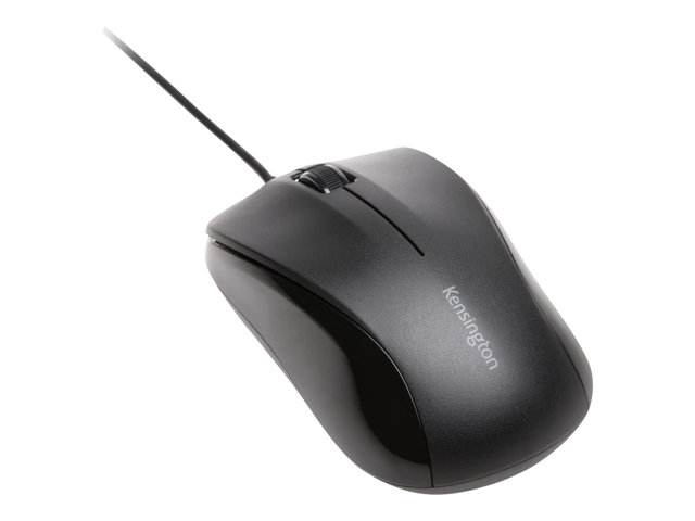 Kensington ValuMouse - Mouse - right and left-handed - optical - 3 buttons - wired - USB - black