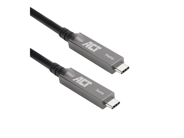 USB-C 3.2 Gen2 Active Optical Cable (AOC) voor touchpanels video data power 3m