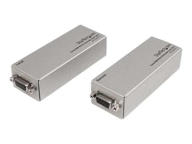 StarTech.com Serial DB9 RS232 Extender over Cat 5 - Up to 3300 ft (1000 meters) - Serial port extender - over CAT 5 - up to 1 km