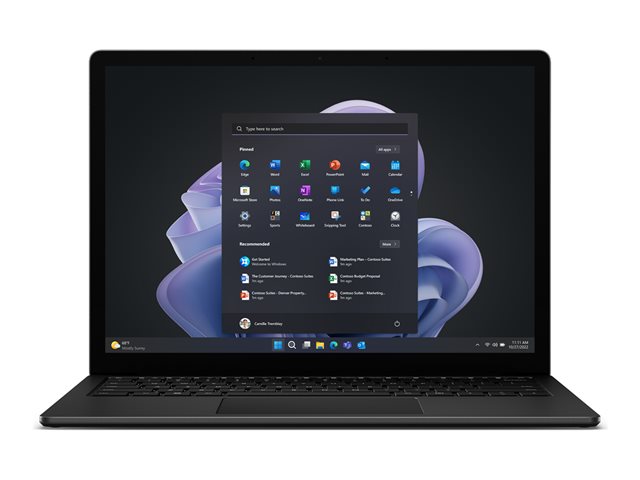Microsoft Surface Laptop 5 for Business - Intel Core i7 - 1265U / up to 4.8 GHz - Evo - Win 11 Pro - Intel Iris Xe Graphics - 32 GB RAM - 512 GB SSD - 13.5\" touchscreen 2256 x 1504 - Wi-Fi 6 - matte black - kbd: Swiss