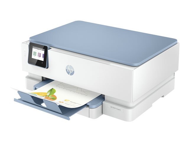 HP ENVY Inspire 7221e All-in-One - Multifunction printer - colour - ink-jet - 216 x 297 mm (original) - A4/Legal (media) - up to 13 ppm (copying) - up to 15 ppm (printing) - 125 sheets - USB 2.0, Wi-Fi(ac), Bluetooth - with HP 1 Year Extra warranty t