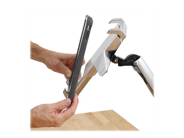 Ergotron - Mounting component (mount) - for tablet - lockable - metal, composite - screen size: 7.9\"-13\" - arm mountable - for Ergotron NX