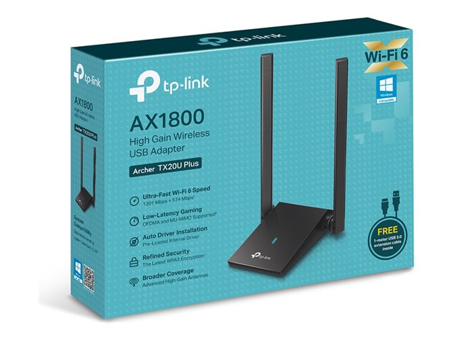 TP-Link Archer TX20U plus V1 - Network adapter - USB 3.0 - 802.11ax