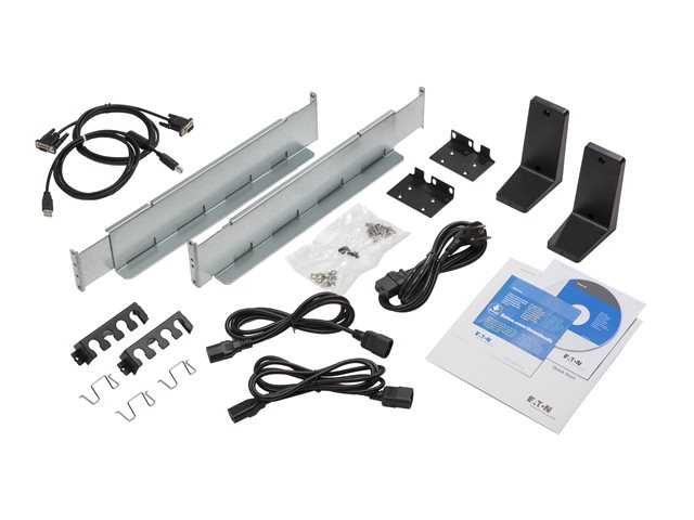 Eaton 9PX 3000VA 2700W 120V Online Double-Conversion UPS, L5-30P, 6x 5-20R, 1 L5-30R Outlets, Cybersecure Network Card Option, Extended Run, 2U Rack/Tower Battery Backup - UPS (rack-mountable / external) - AC 100/110/120/125 V - 2700 Watt - 3000 VA - Ethernet, RS-232, USB - output connectors: 7 - 2U - black and silver - for P/N: 744-A3122, 9PXEBM72RT