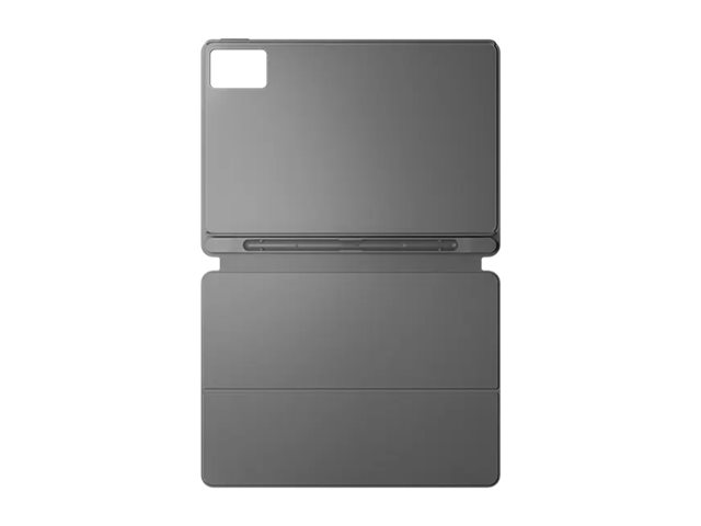 Lenovo - Flip cover for tablet - polyurethane leather - luna grey