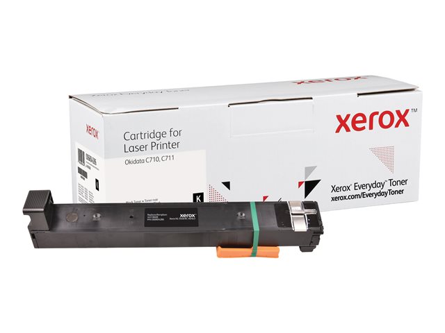 Everyday - Black - compatible - toner cartridge (alternative for: OKI 44318608) - for OKI C710cdtn, 710dn, 710dtn, 710n, 711cdtn, 711DM, 711dn, 711n
