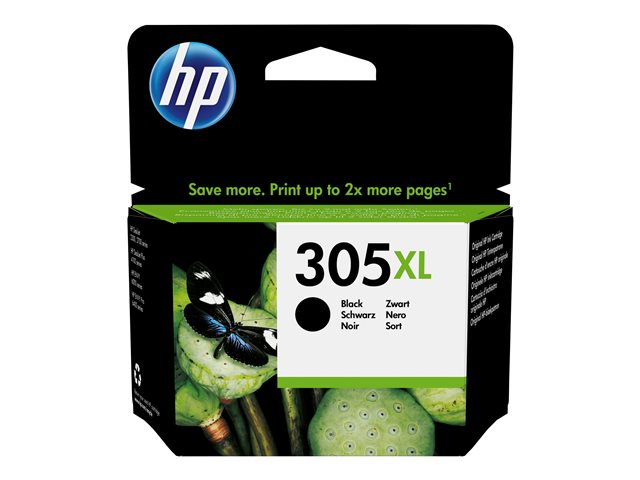 HP 305XL - 4 ml - High Yield - pigmented black - original - ink cartridge - for Deskjet 23XX, 27XX, 41XX, DeskJet Plus 41XX, ENVY 60XX, 64XX, ENVY Pro 64XX