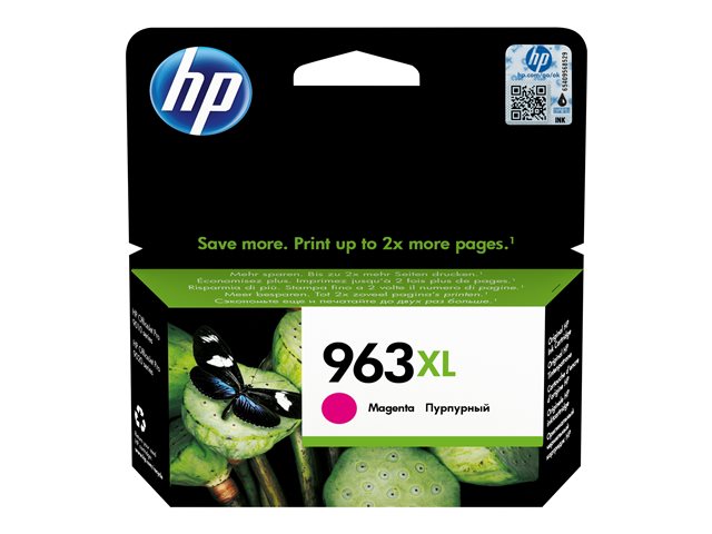 HP 963XL - 23.25 ml - High Yield - magenta - original - ink cartridge - for Officejet 9012, Officejet Pro 90XX