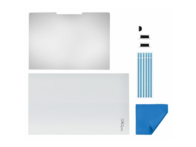 StarTech.com 13.5-inch 3:2 Touch Privacy Screen, Anti-Glare Privacy Filter, Laptop Monitor Screen Protector with +/- 30 Deg. View Angle, Flip-Over - 51% Blue Light Reduction (135CT-PRIVACY-SCREEN) - Notebook privacy filter - adhesive, hinge tabs, fli