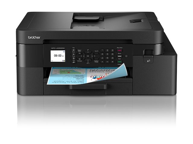Brother MFC-J4350DW - Multifunction printer - colour - ink-jet - Letter A (216 x 279 mm)/A4 (210 x 297 mm) (original) - A4/Legal (media) - up to 13 ppm (copying) - up to 20 ppm (printing) - 150 sheets - 14.4 Kbps - USB 2.0, Wi-Fi(n)