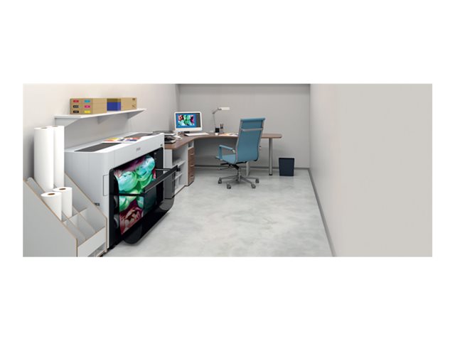 Epson SureColor SC-P6500E - 24\" large-format printer - colour - ink-jet - Roll (61 cm) - 1200 x 2400 dpi - up to 2 ppm (mono) / up to 2 ppm (colour) - up to 18 sq.m/hour (mono) / up to 18 sq.m/hour (colour) - Bluetooth, USB, Gigabit LAN, Wi-Fi(ac), direct print USB