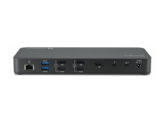 Kensington SD5920T EQ - Docking station - for laptop - USB4 / Thunderbolt 4 - 2 x HDMI, 3 x DP, 2 x Thunderbolt 4 - 1GbE, 2.5GbE - 149.1 Watt - Europe
