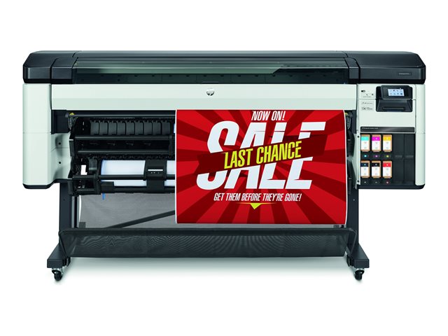 HP DesignJet Z6 Pro - 64\" large-format printer - colour - ink-jet - Roll (162.6 cm) - 2400 x 1200 dpi - up to 98 sq.m/hour (mono) / up to 98 sq.m/hour (colour) - capacity: 2 rolls - Gigabit LAN, USB host - cutter