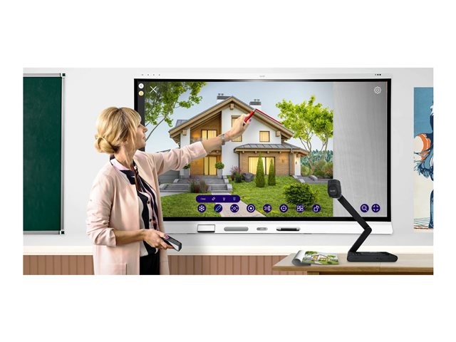 SMART SDC-650 - Digital document camera - colour - 13 MP - 3840 x 2160 - audio - wireless - HDMI - Wi-Fi - USB 2.0