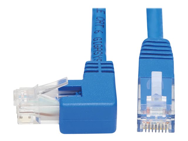 Left-Angle Cat6 Gigabit Molded UTP Ether