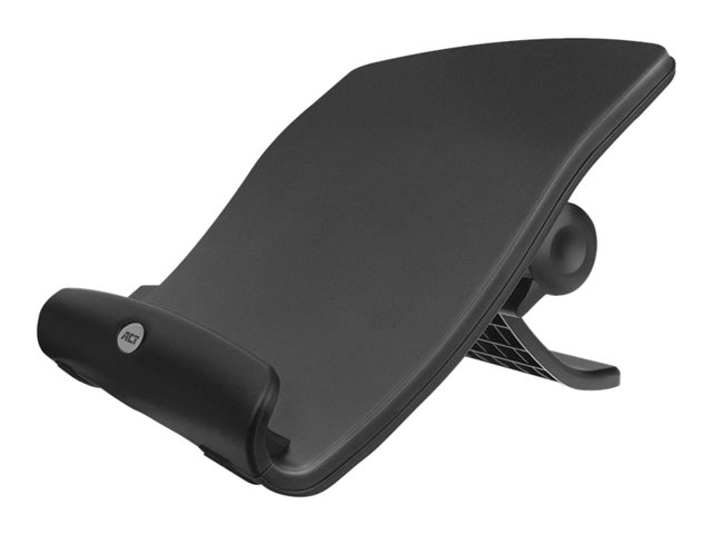 ACT - Notebookstandaard - met USB-hub met 4 poorten - 17\" - zwart