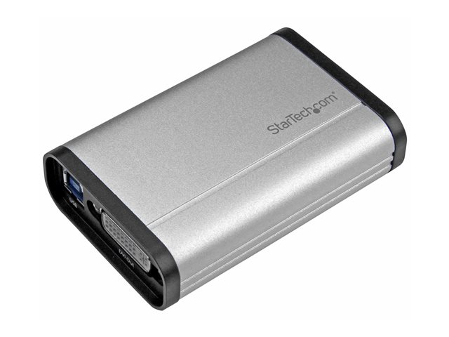 StarTech.com DVI Video Capture Card - 1080p 60fps Game Capture Card - Aluminum - Game Capture Card - HD PVR - USB Video Capture (USB32DVCAPRO) - Video converter - DVI - DVI - aluminium