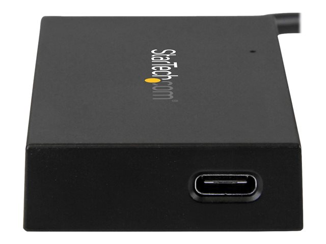 StarTech.com 4-Port USB 3.0 Hub - Powered USB 3.1 Gen 1 Hub - USB-C to 1x USB-C and 3x USB-A Adapter - USB-C Port Expander (HB30C3A1CFB) - Hub - 4 x SuperSpeed USB 3.0 - desktop - for P/N: CFASTRWU3C, SDMSDRWU3AC, TB3DK2DPPD, TB3DK2DPPDUE, TB3DKDPMAW, TB3DKDPMAWUE