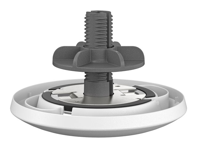 Logitech Rally Table and Ceiling Mount for Rally Mic Pod - Bracket - for microphone - white - ceiling mountable - for Rally Bar, Bar Mini, Mic Pod, Plus, Room Solution Large