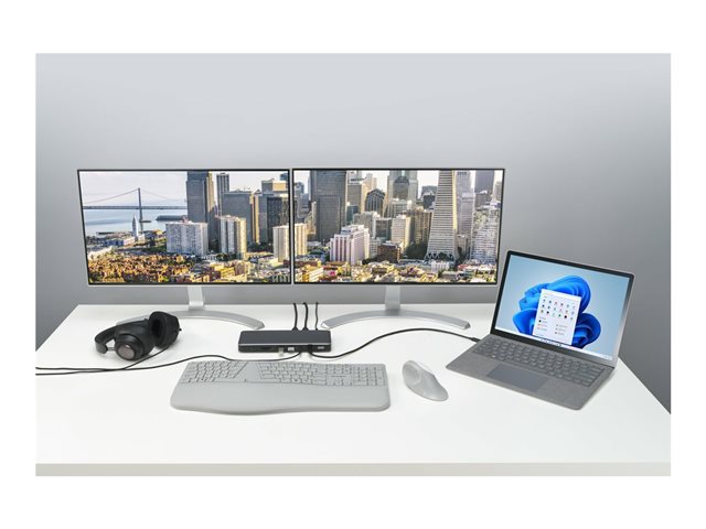 Kensington SD5760T - Docking station - USB-C / USB4 / Thunderbolt 3 / Thunderbolt 4 - 2 x HDMI, Thunderbolt - 1GbE
